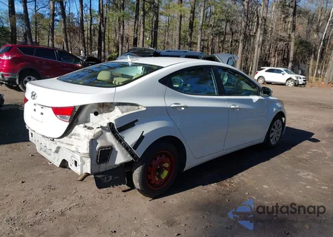 2013 Hyundai Elantra Gls/Limited from USA, damaged, VIN 5NPDH4AE0DH160724